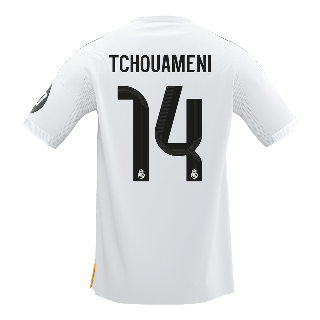 TCHOUAMENI #14 Real Madrid Domicile Maillot 2025/26 Blanc - Super