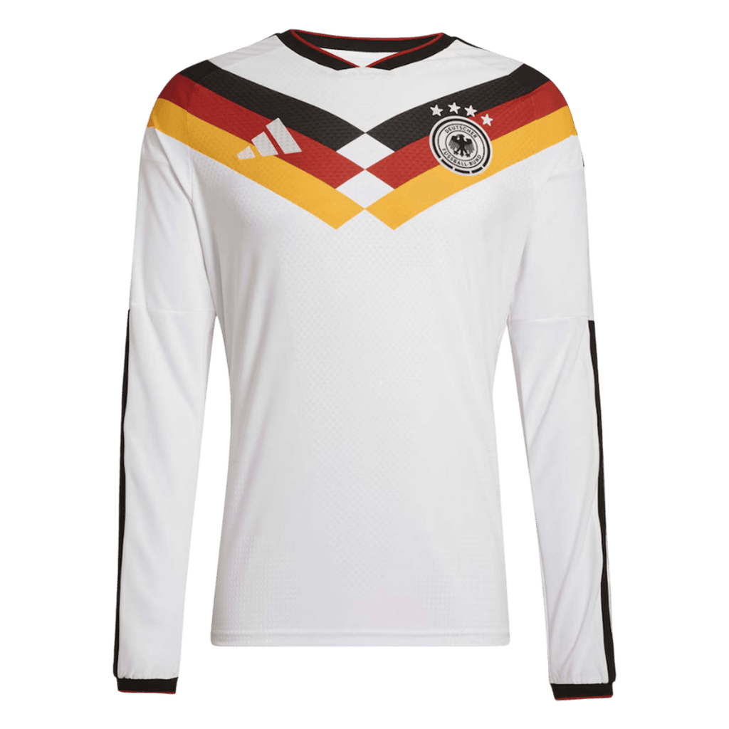 Allemagne Domicile Maillot Manches Longues - Coupe du Monde 2026 Blanc