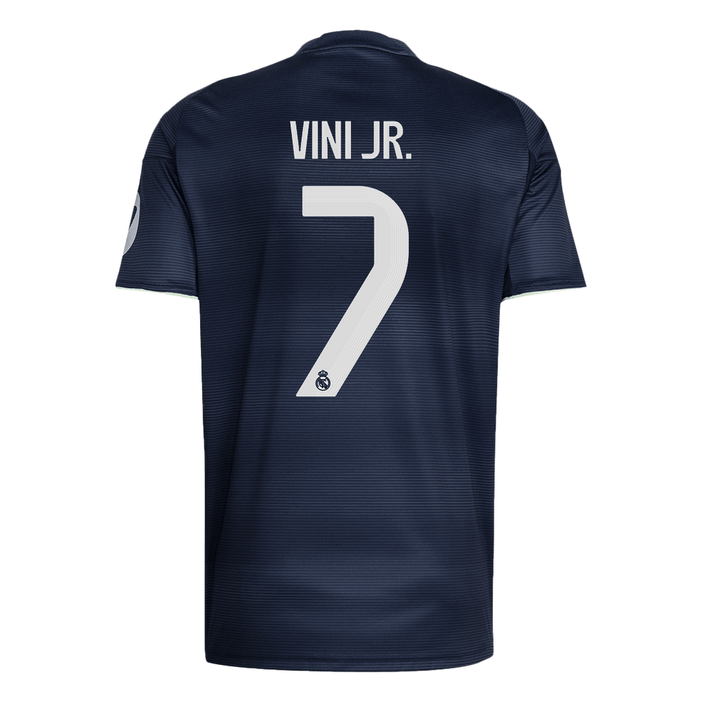VINI JR. #7 Real Madrid Extérieur Maillot 2025/26 Grande Taille