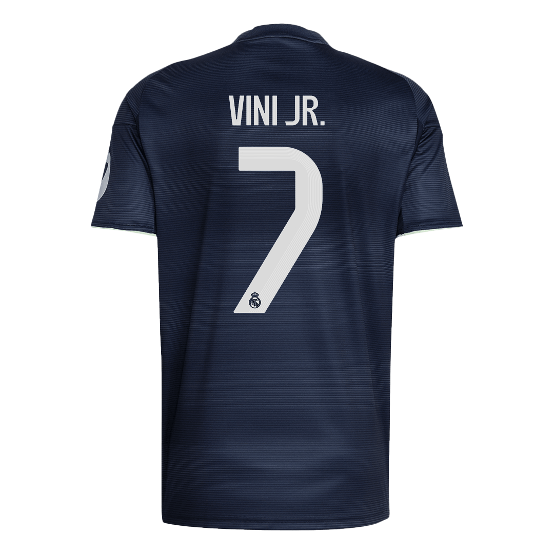 VINI JR. #7 Real Madrid Extérieur Maillot 2025/26 Grande Taille