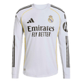 Real Madrid Domicile Maillot Manches Longues 2025/26 Blanc