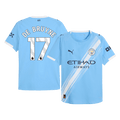 DE BRUYNE #17 Manchester City Domicile Maillot 2025/26 Authentique