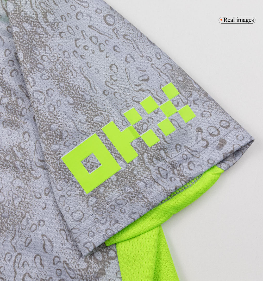 Manchester City Third Maillot Kit 2025/26 Enfant Gris