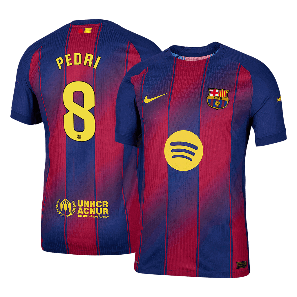 PEDRI #8 Barcelone Domicile Maillot 2025/26 Authentique