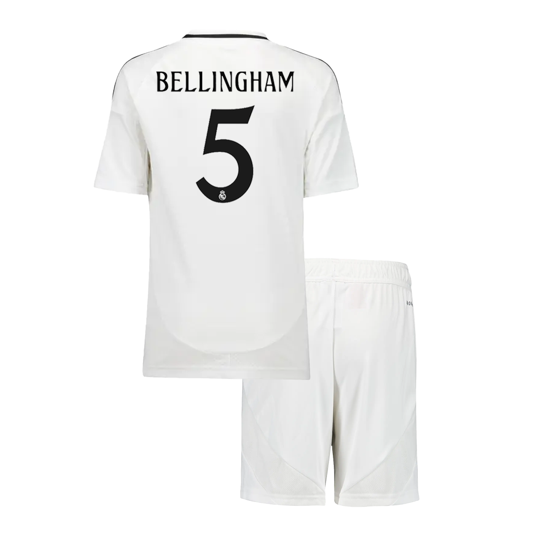 BELLINGHAM #5 Real Madrid Domicile Maillot Kit 2024/25 Enfant