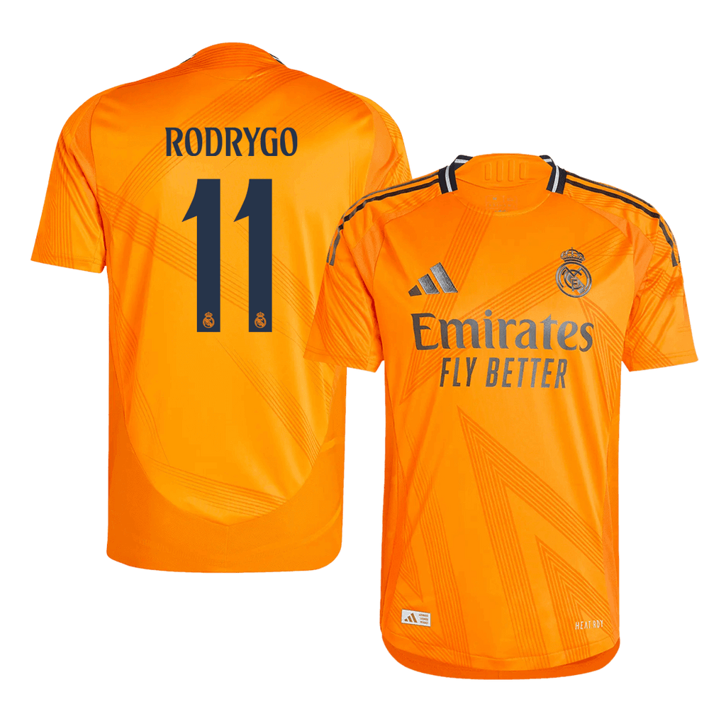 RODRYGO #11 Real Madrid Extérieur Maillot 2024/25 Authentique