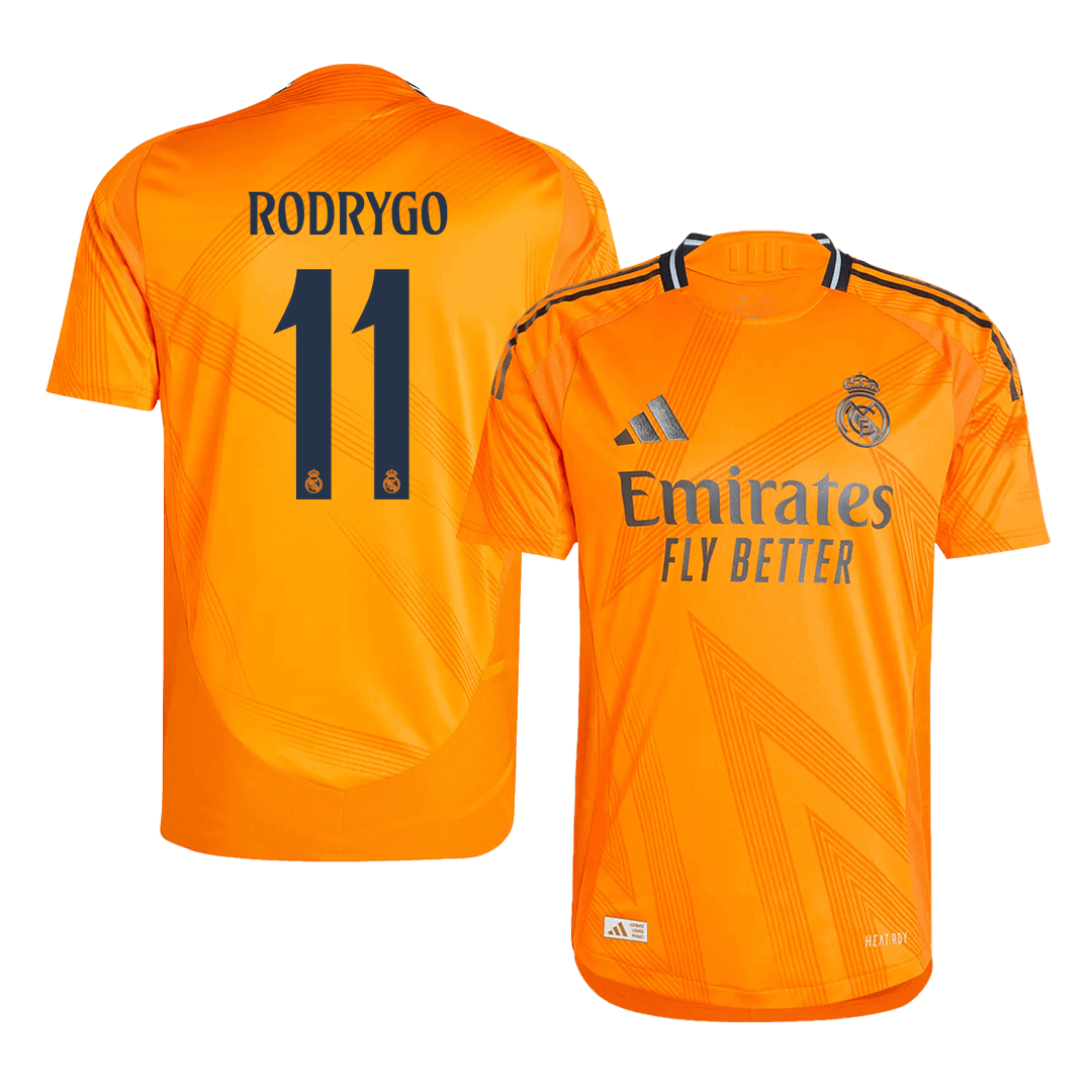 RODRYGO #11 Real Madrid Extérieur Maillot 2024/25 Authentique