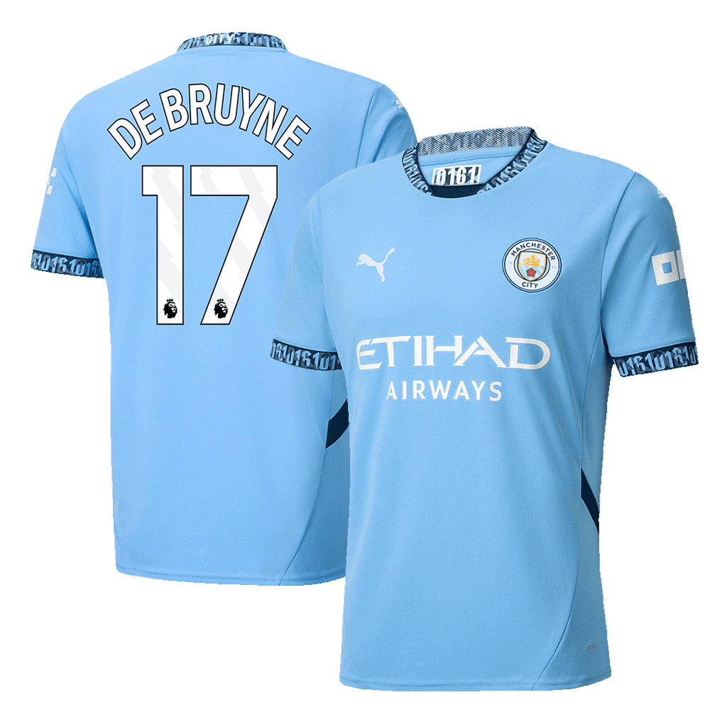 DE BRUYNE #17 Manchester City Domicile Maillot 2024/25 - Super