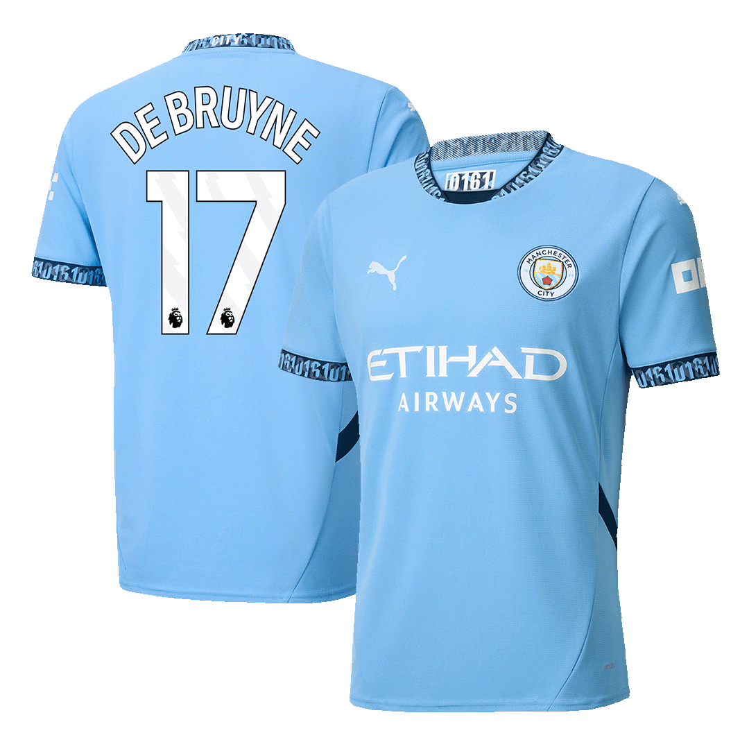 DE BRUYNE #17 Manchester City Domicile Maillot 2024/25 - Super