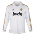 Retro Real Madrid Domicile Maillot Manches Longues 2011/12 Blanc
