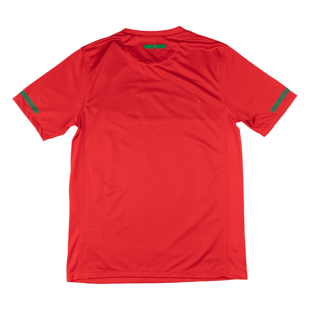 Retro Portugal Domicile Maillot 2010 Rouge