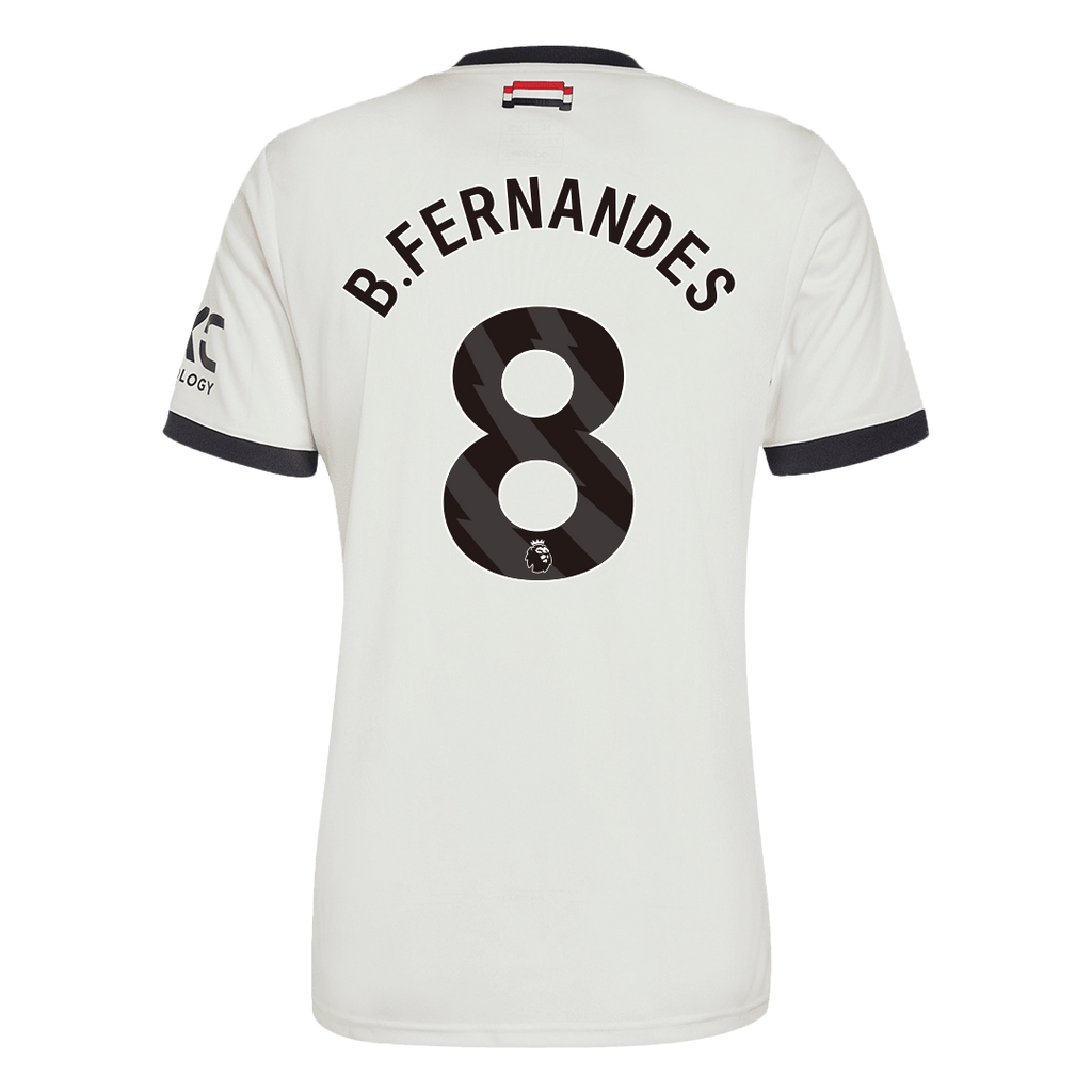 B.FERNANDES #8 Manchester United Third Maillot 2024/25 - Super