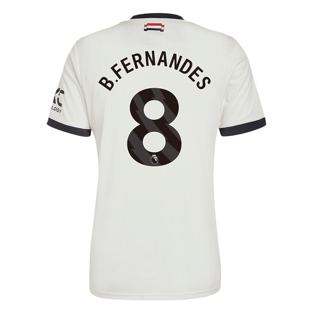 B.FERNANDES #8 Manchester United Third Maillot 2024/25 - Super