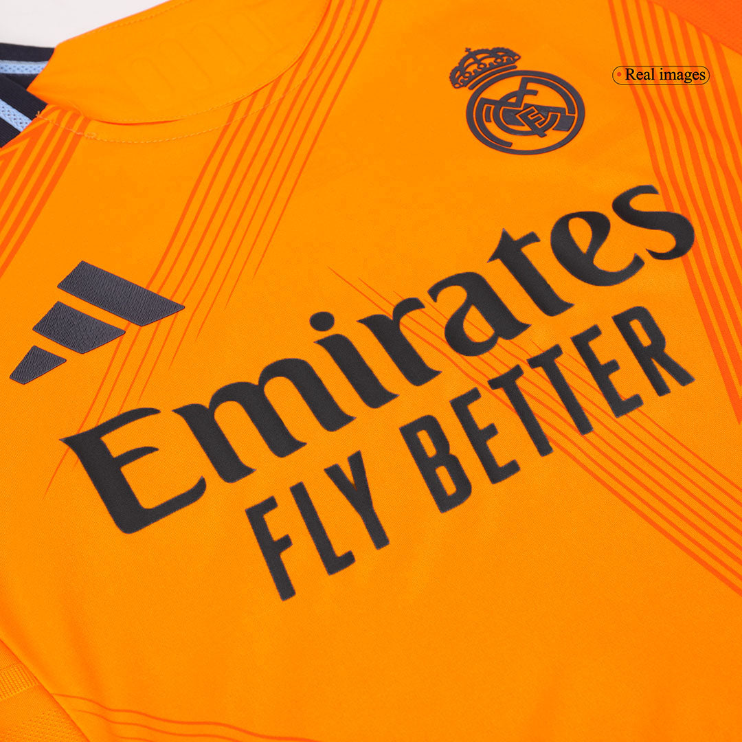 VINI JR. #7 Real Madrid Extérieur Maillot 2024/25 Authentique - Bear Champ Font
