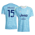 KALULU #15 Juventus Extérieur Maillot 2025/26 Bleu