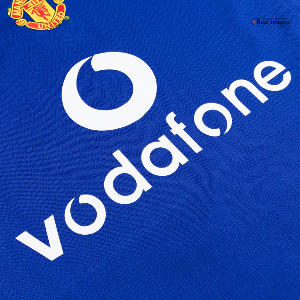 Retro Manchester United Extérieur Maillot 2005/06 Bleu