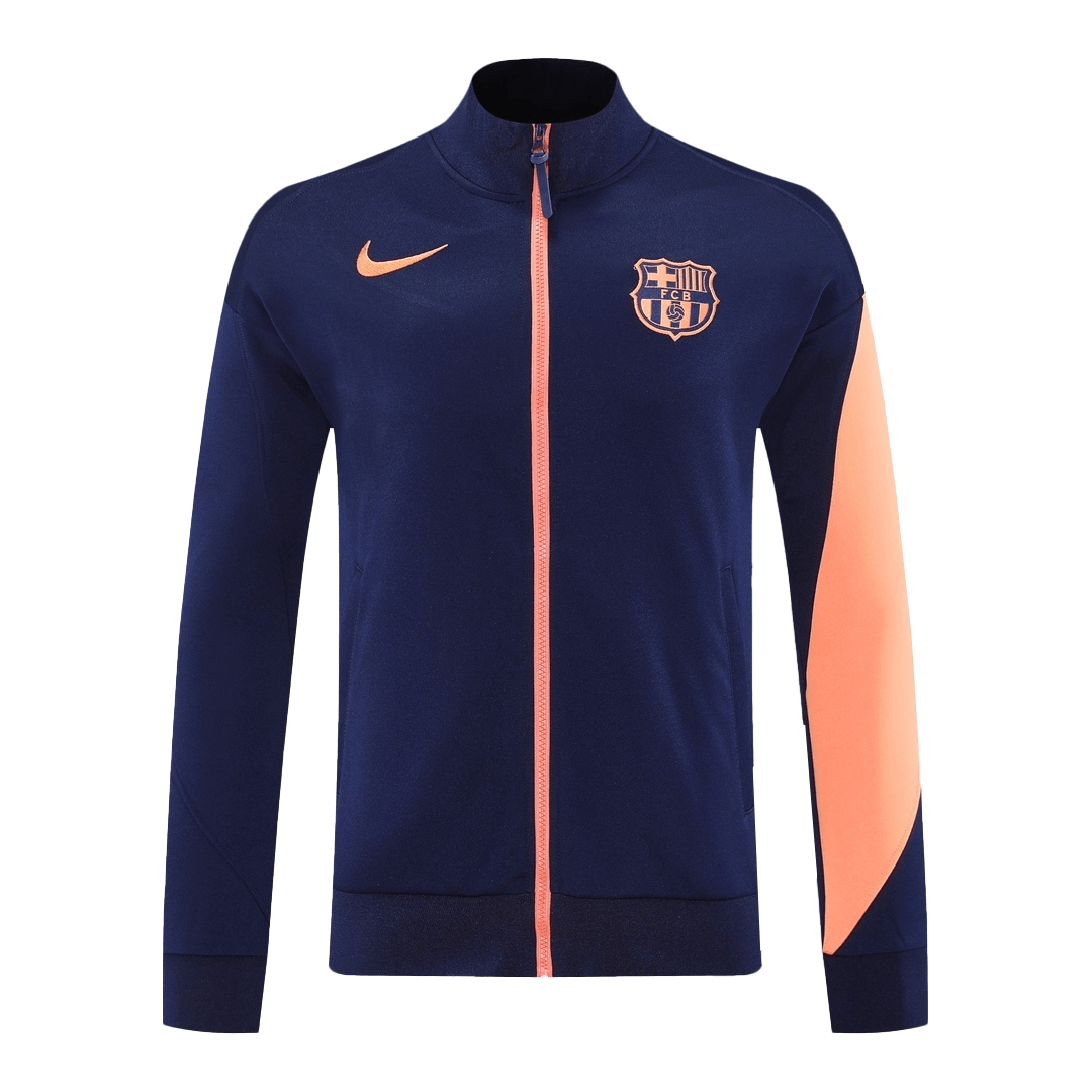 Barcelone Veste de Football 2025/26 Navy&Orange