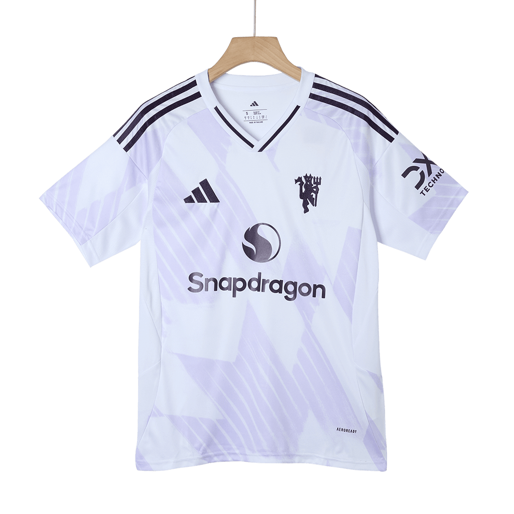 MOUNT #7 Manchester United Extérieur Maillot 2025/26 Blanc