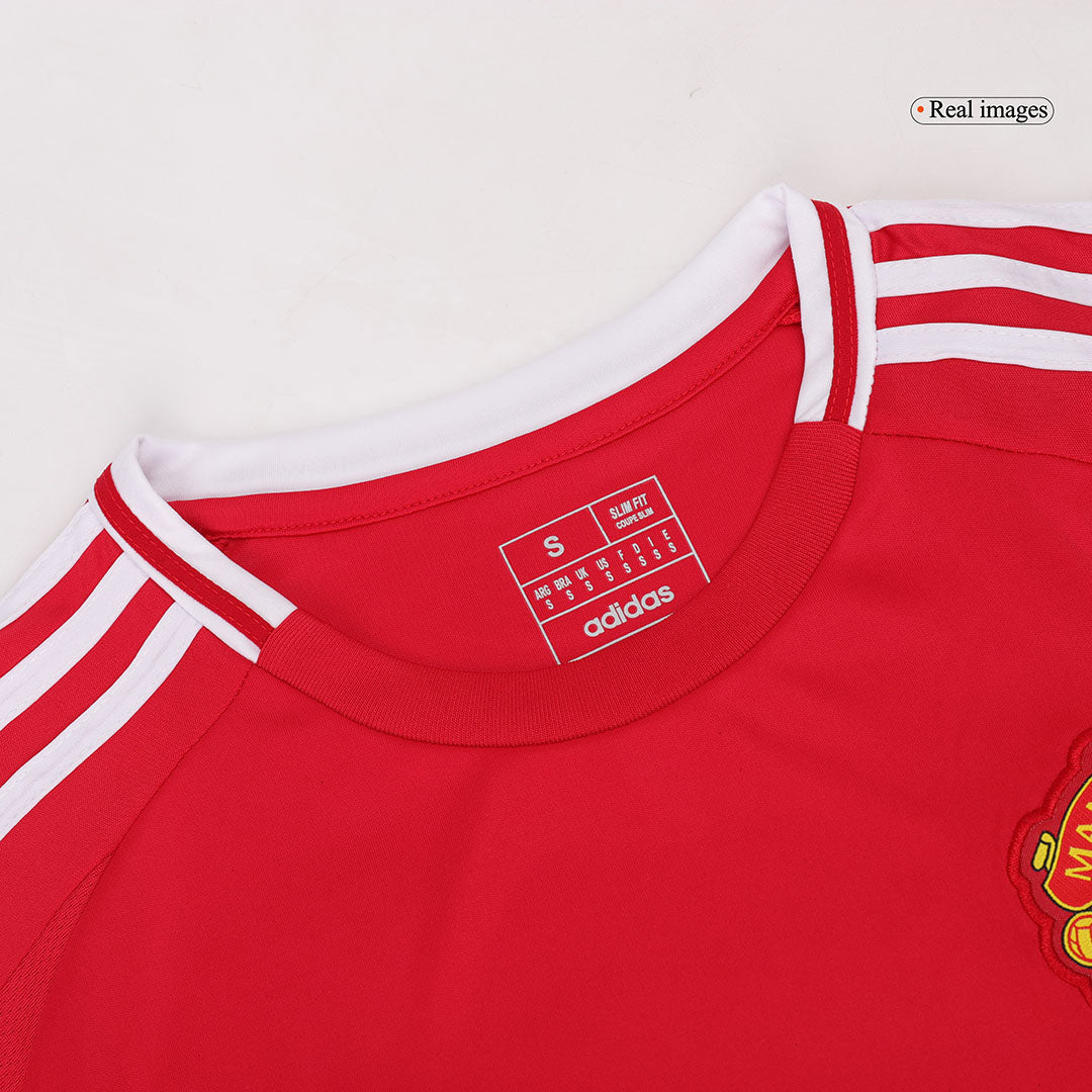 Manchester United Domicile Maillot Manches Longues 2024/25 Grande Taille