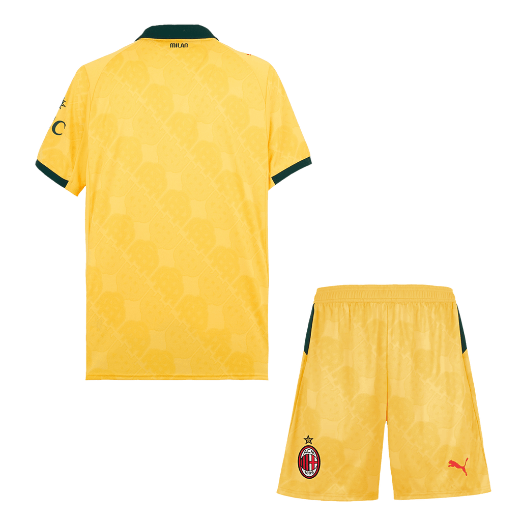 AC Milan Third Maillot Kit 2025/26 Jaune