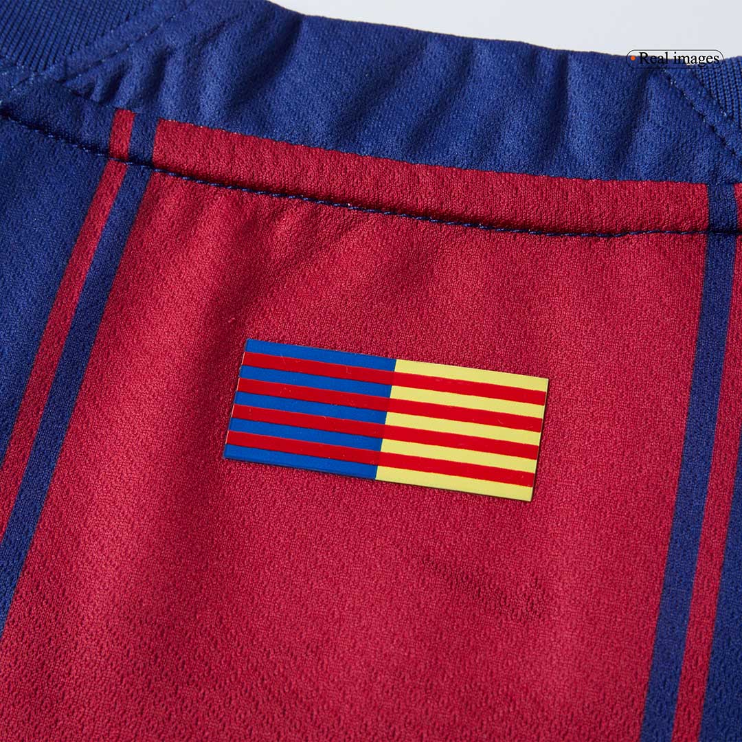 ROONY #19 Barcelone Domicile Maillot 2025/26 Rouge et Bleu - UCL