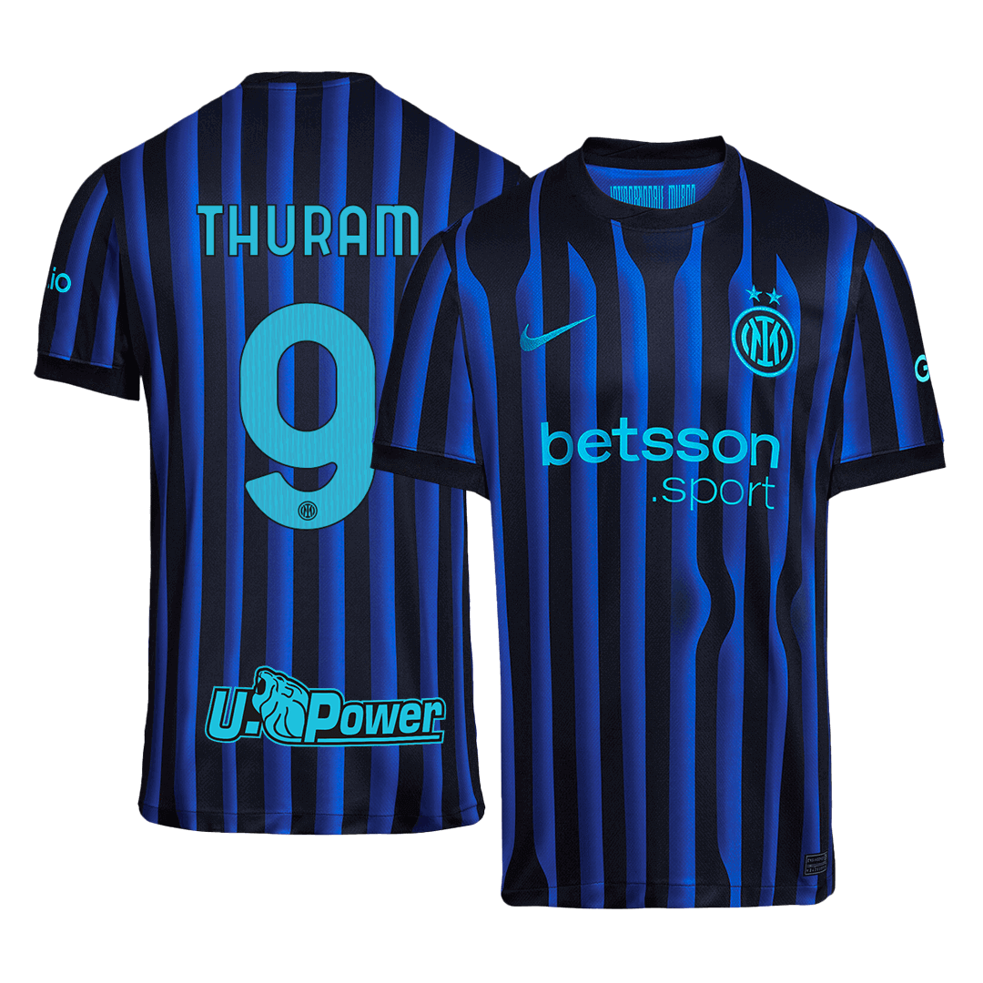 THURAM #9 Inter Milan Domicile Maillot 2025/26 Blue&Black