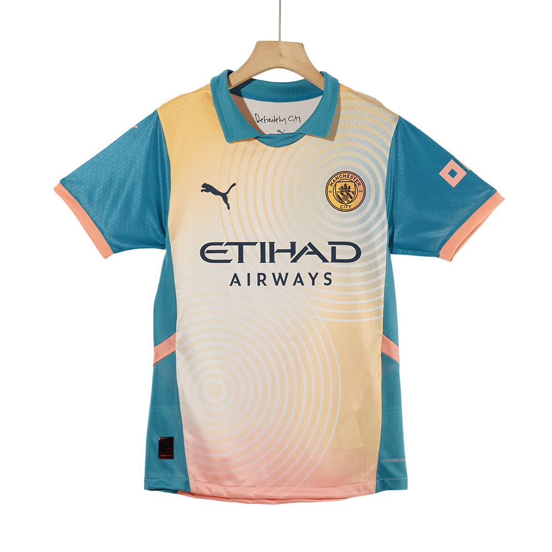HAALAND #9 Manchester City Fourth Maillot 2024/25 Authentique - Definitely City (UCL)