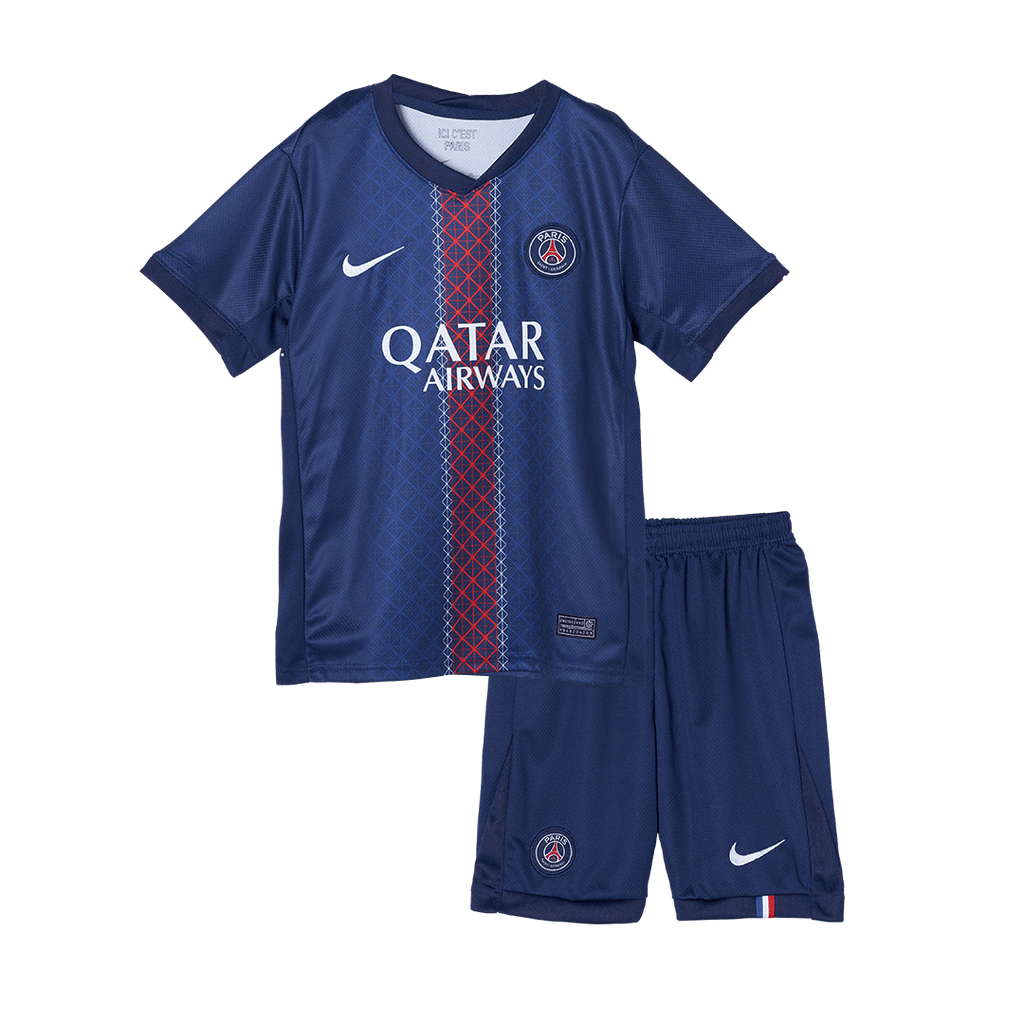 Les Paris Domicile Maillot Kit 2025/26 Junior Bleu marine