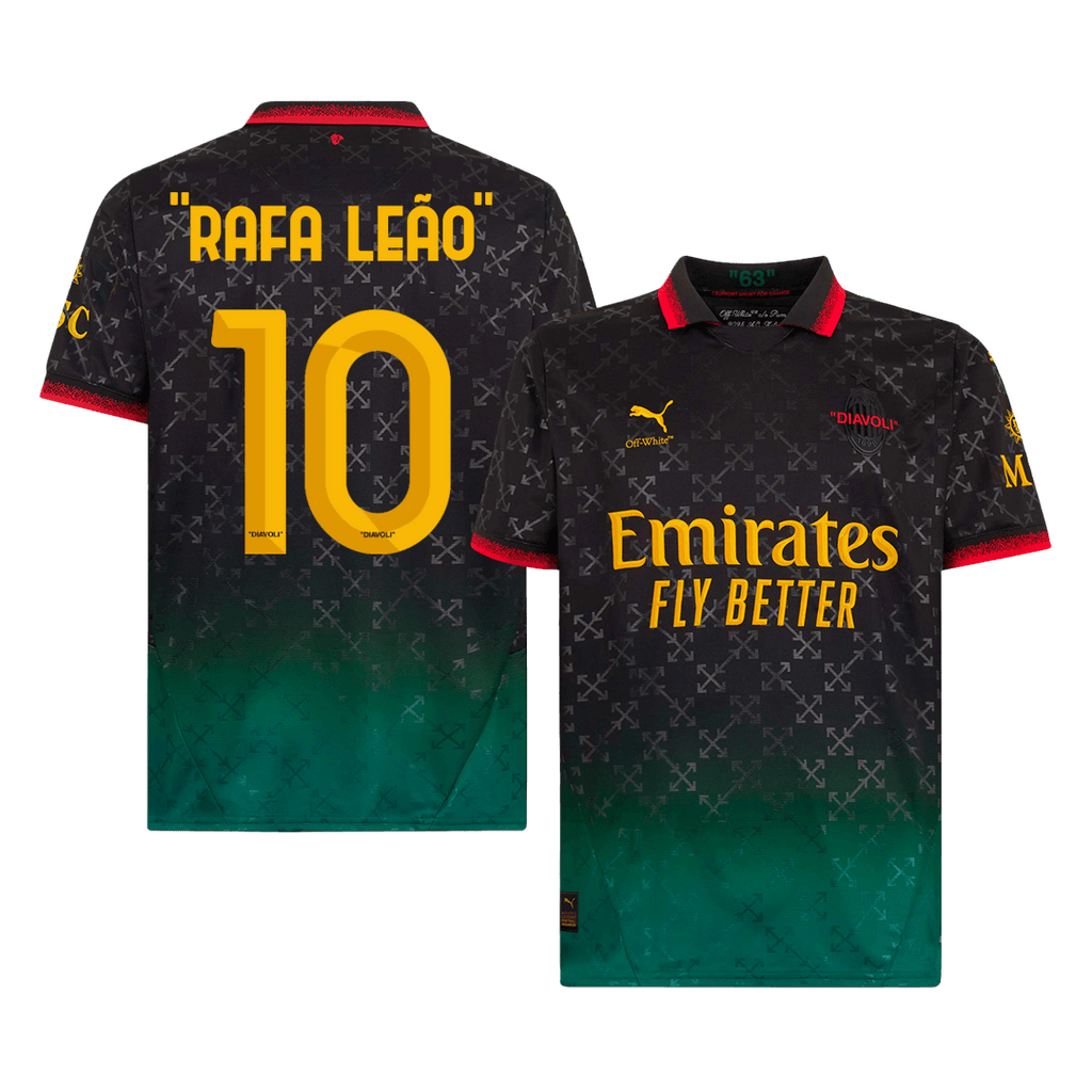 RAFA LEÃO' #10 Milan AC Fourth Maillot 2024/25