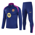 Barcelone Sweatshirt Kit 2025/26 Enfant Bleu marine