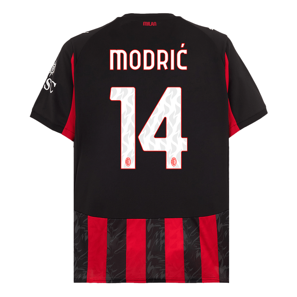 MODRIĆ #14 AC Milan Domicile Maillot 2025/26