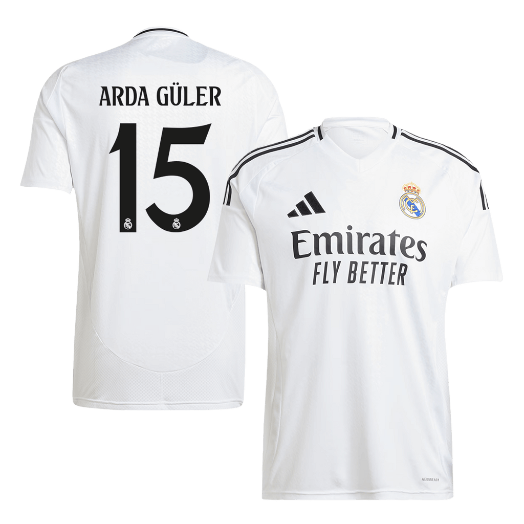 ARDA GÜLER #15 Real Madrid Domicile Maillot 2024/25 - Super