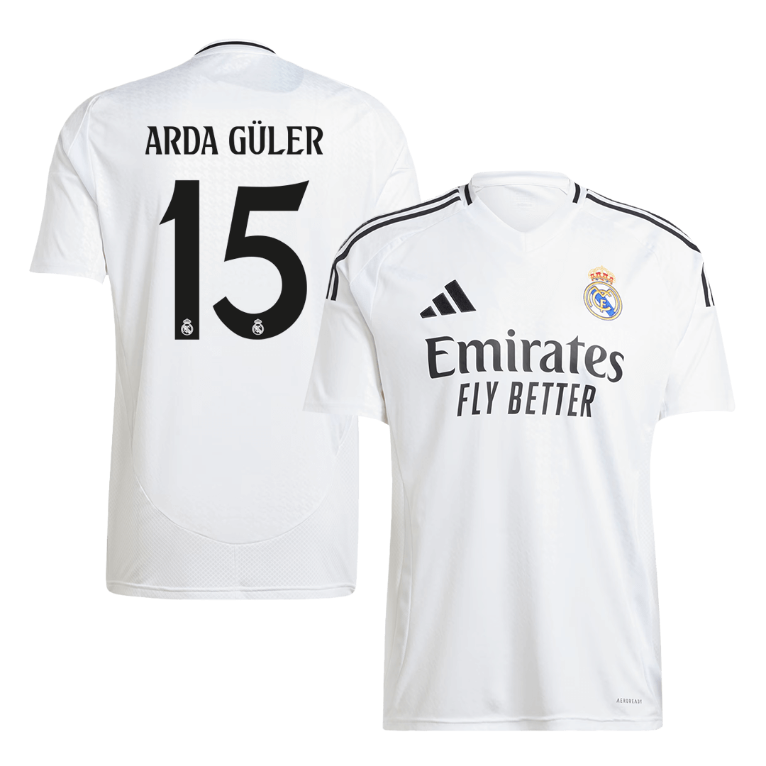ARDA GÜLER #15 Real Madrid Domicile Maillot 2024/25 - Super