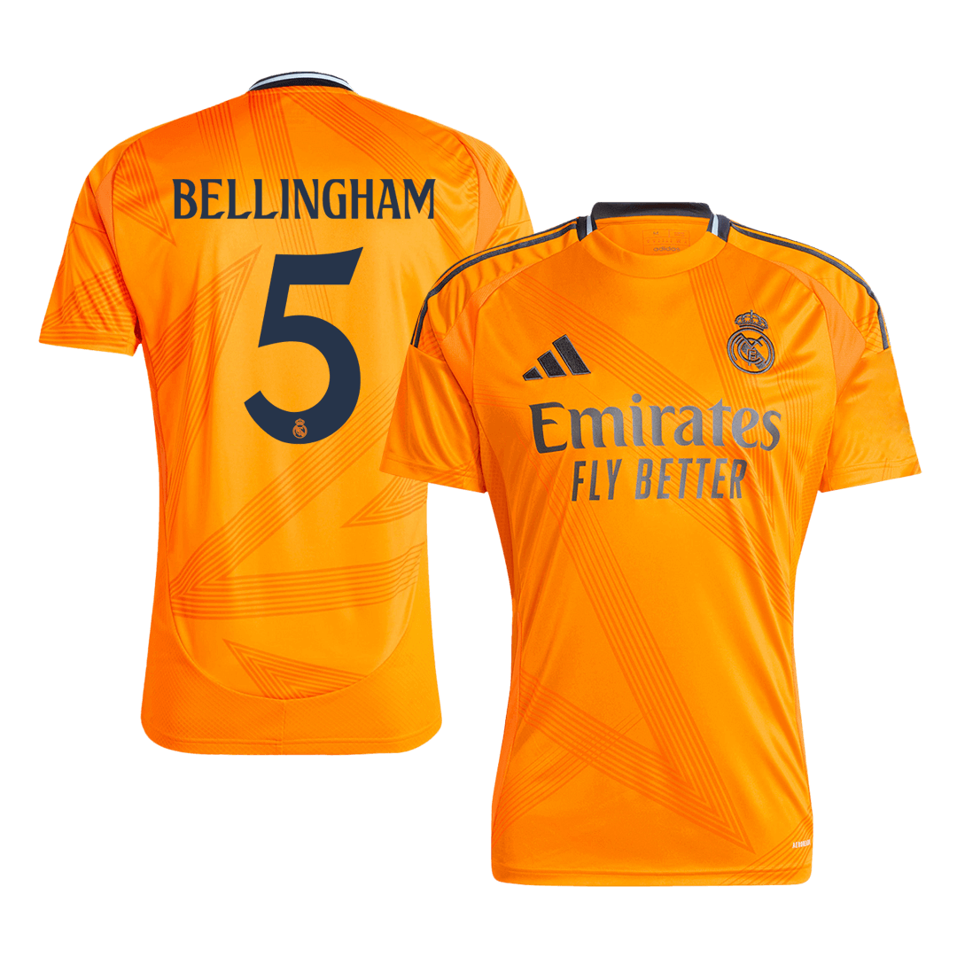 BELLINGHAM #5 Real Madrid Extérieur Maillot 2024/25 - Super