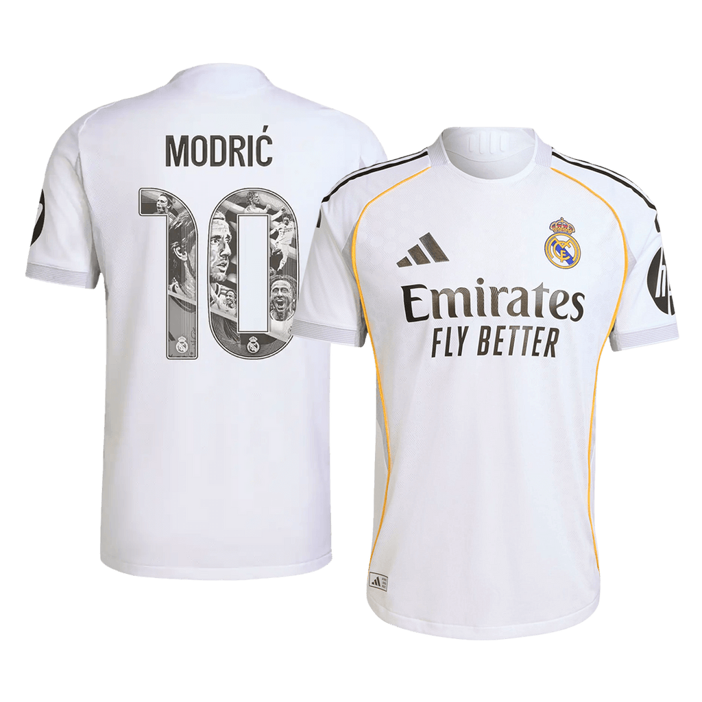 MODRIĆ Special #10 Real Madrid Domicile Maillot 2025/26 Authentique