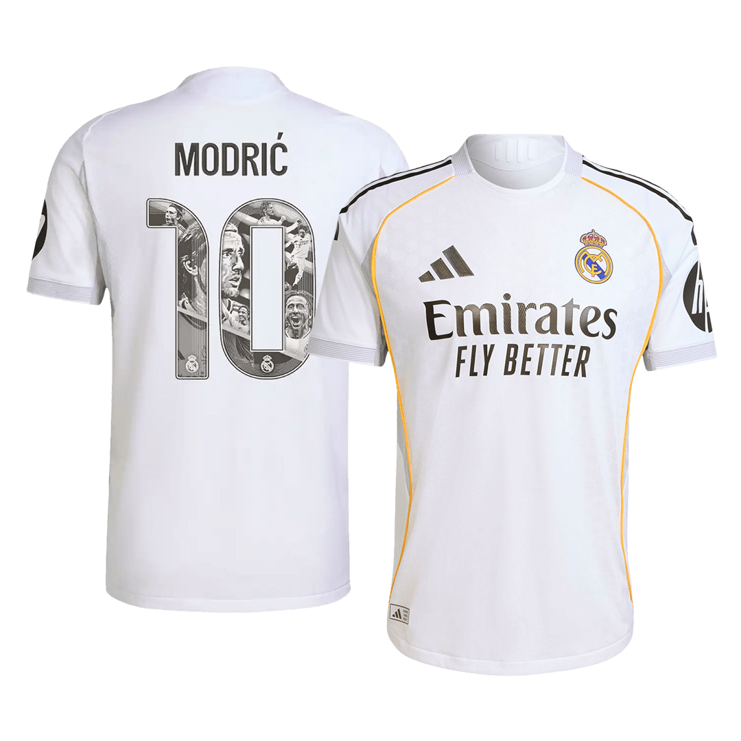 MODRIĆ Special #10 Real Madrid Domicile Maillot 2025/26 Authentique