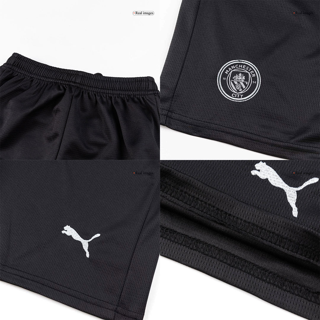 Manchester City Extérieur Maillot Kit 2025/26 Junior Noir
