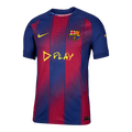 Barcelone Domicile Maillot 2025/26 Rouge et Bleu Joueur