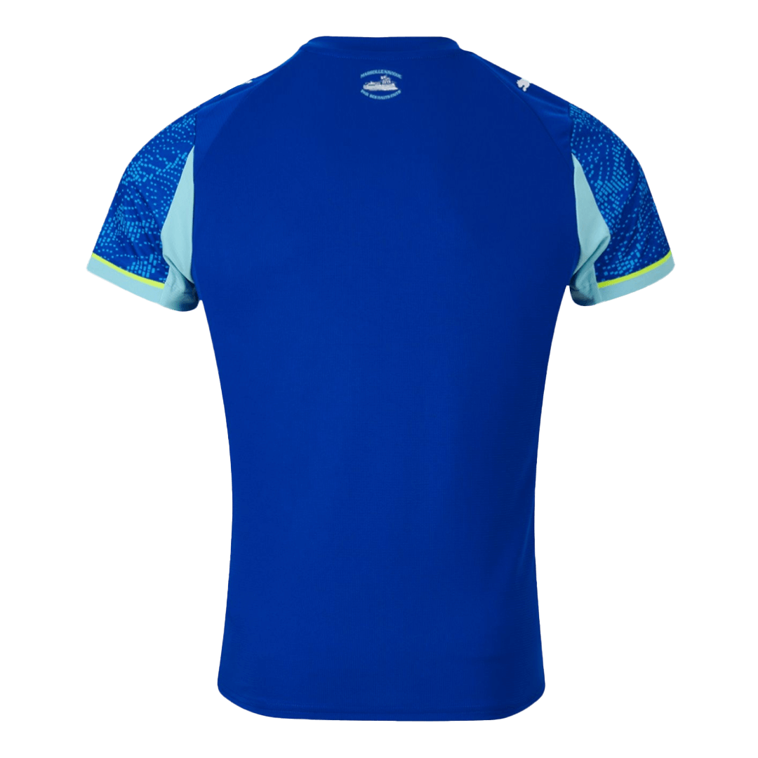 Olympique de Marseille Third Maillot 2025/26 Bleu Grande Taille