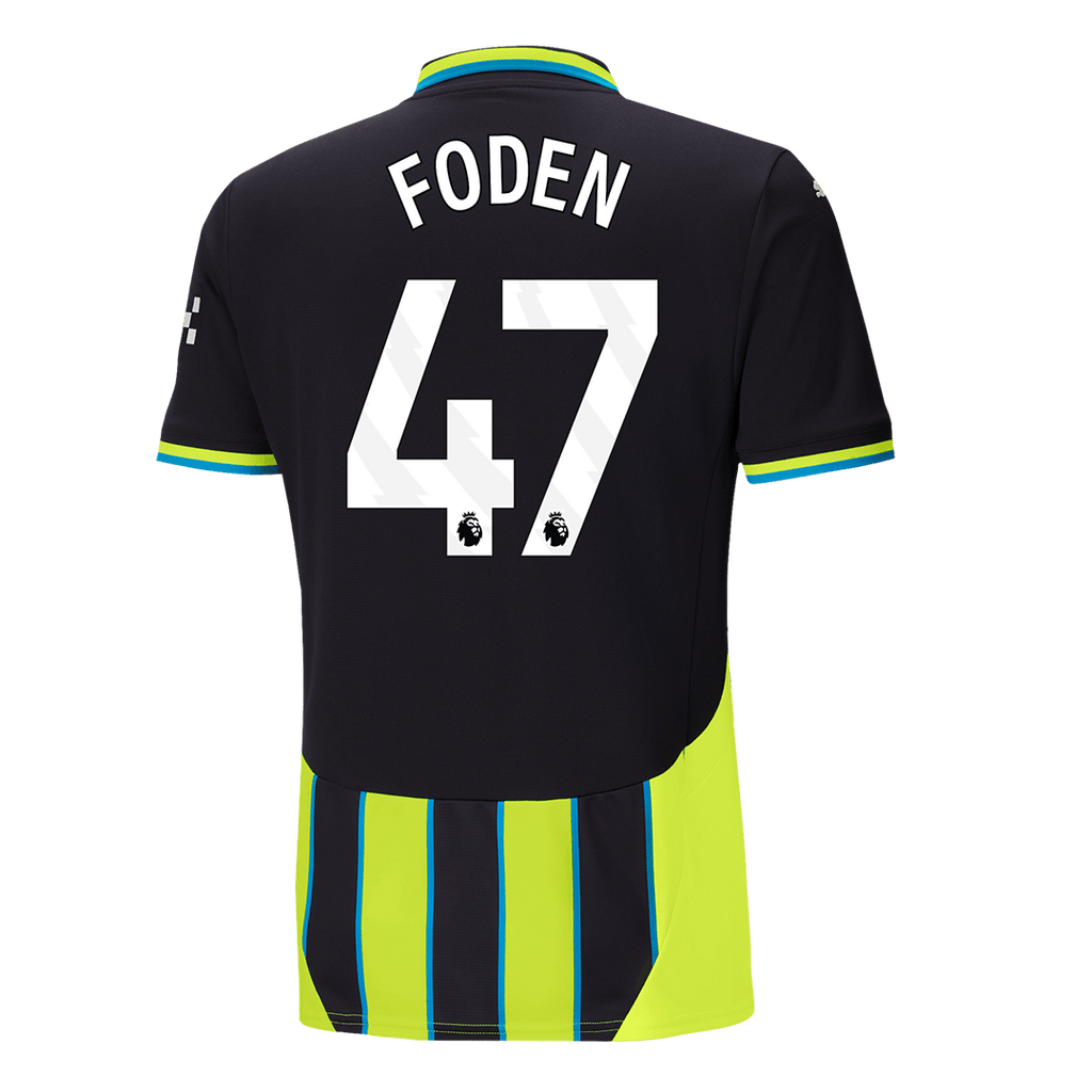 Maillot de Foot FODEN #47 Manchester City Extérieur Maillot 2024/25