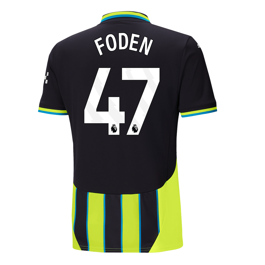 Maillot de Foot FODEN #47 Manchester City Extérieur Maillot 2024/25