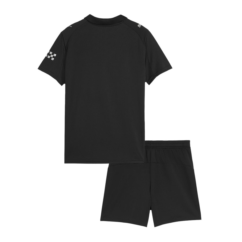 Manchester City Extérieur Maillot Kit 2025/26 Enfant Noir