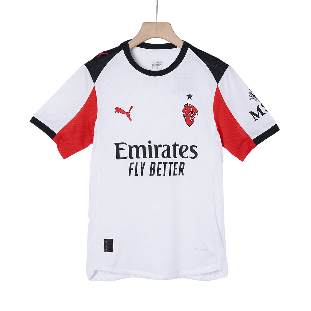 FOFANA #19 AC Milan Extérieur Maillot 2025/26 Blanc Authentique