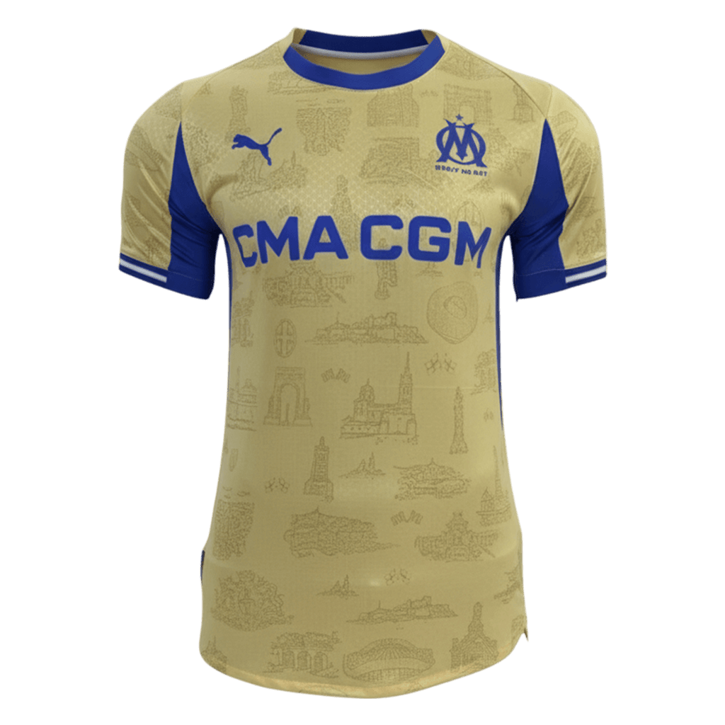 Olympique de Marseille Fourth Maillot 2025/26 Jaune Joueur
