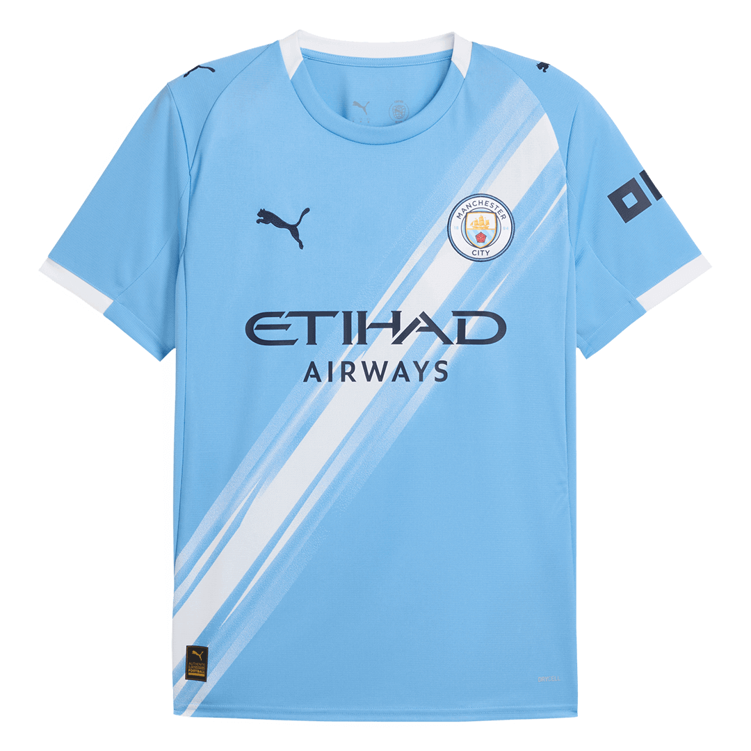Manchester City Domicile Maillot 2025/26 Grande Taille