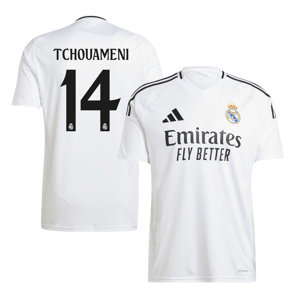TCHOUAMENI #14 Real Madrid Domicile Maillot 2024/25 - Super
