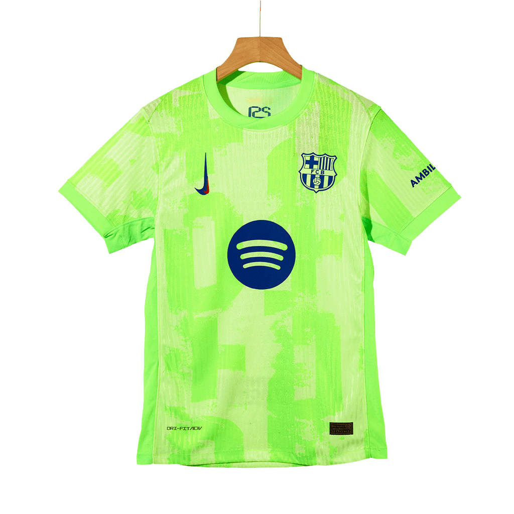 Barcelone Third Maillot 2024/25 Authentique - Spotify Logo Without Text Grande Taille