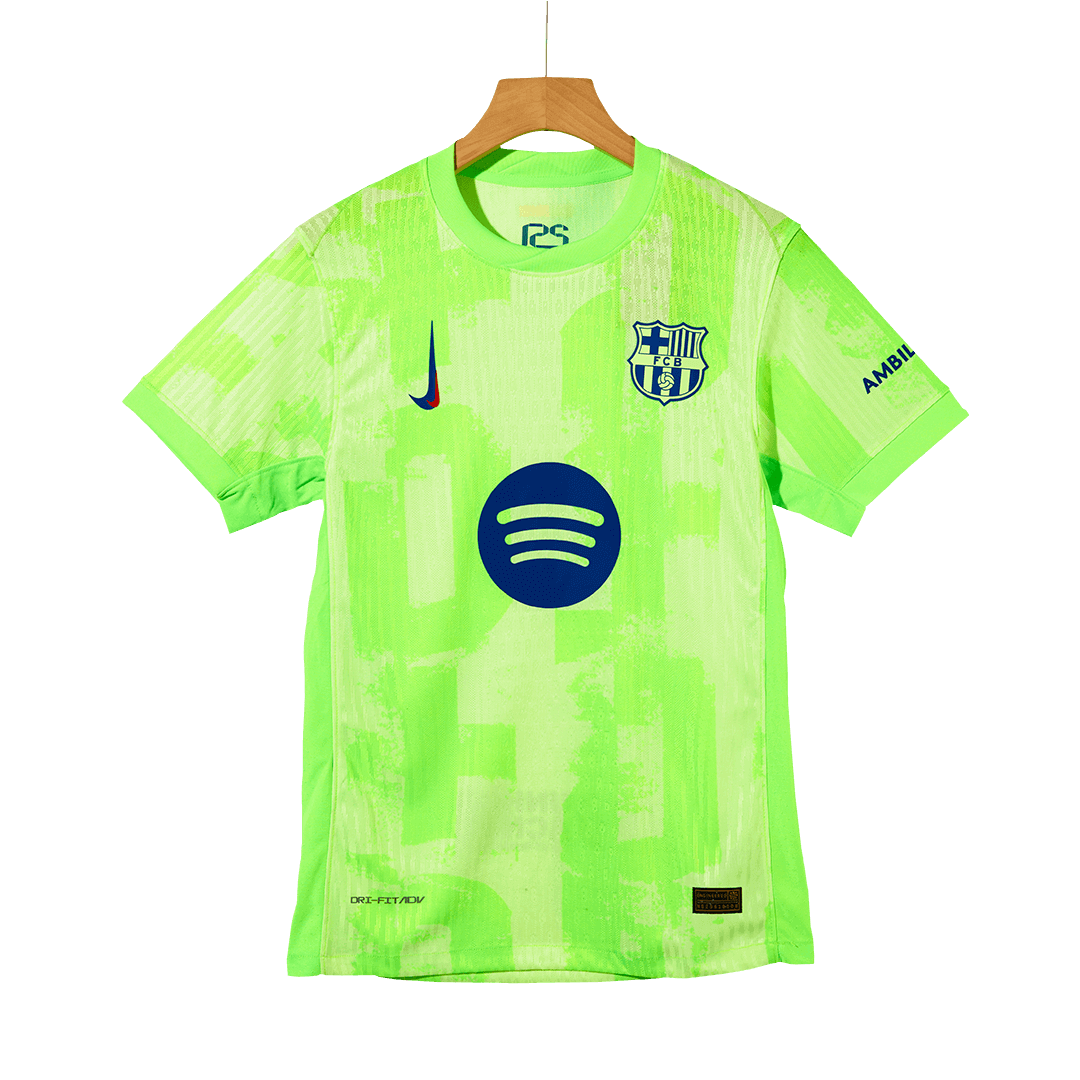 Barcelone Third Maillot 2024/25 Authentique - Spotify Logo Without Text Grande Taille