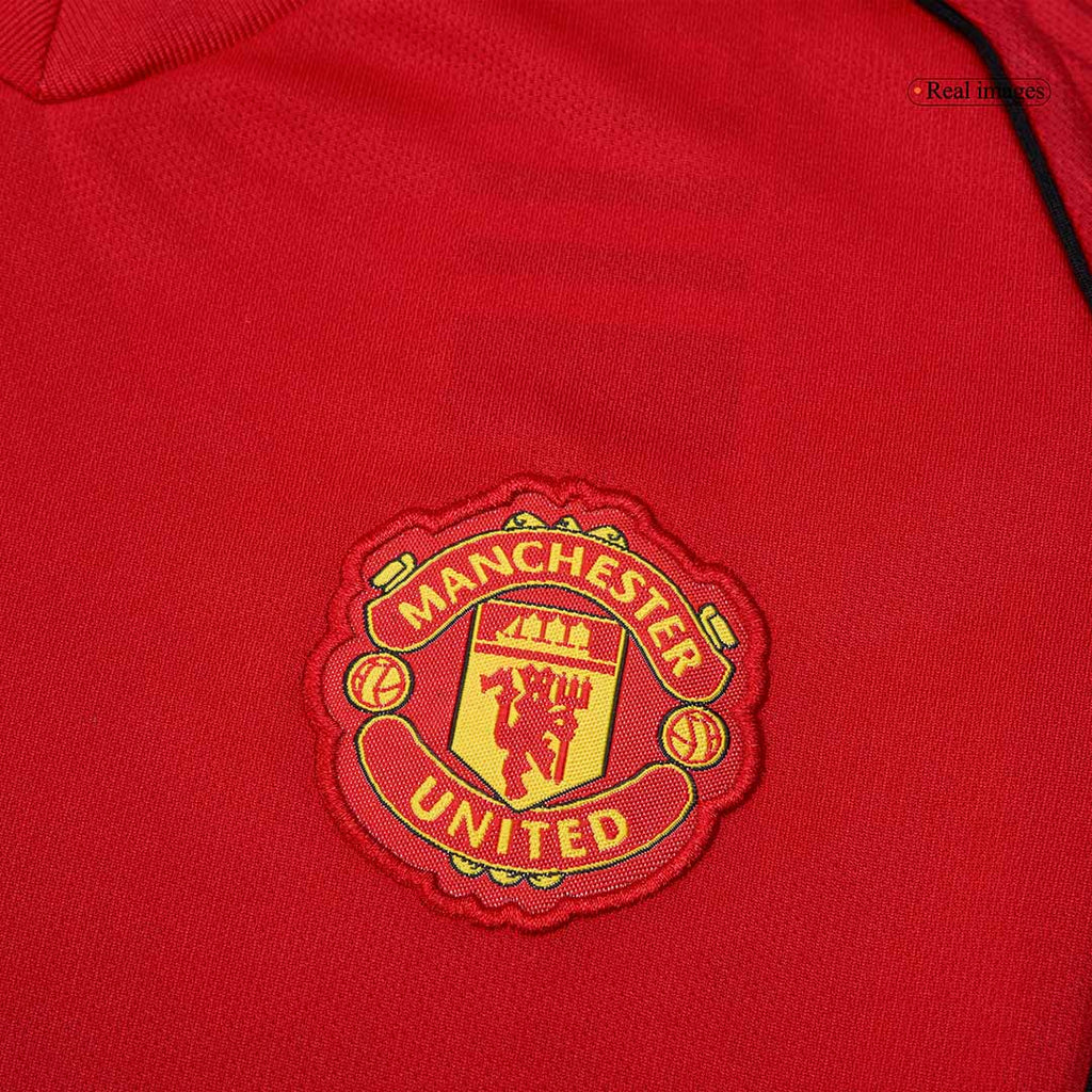 Manchester United Domicile Maillot Kit 2025/26 Junior Rouge