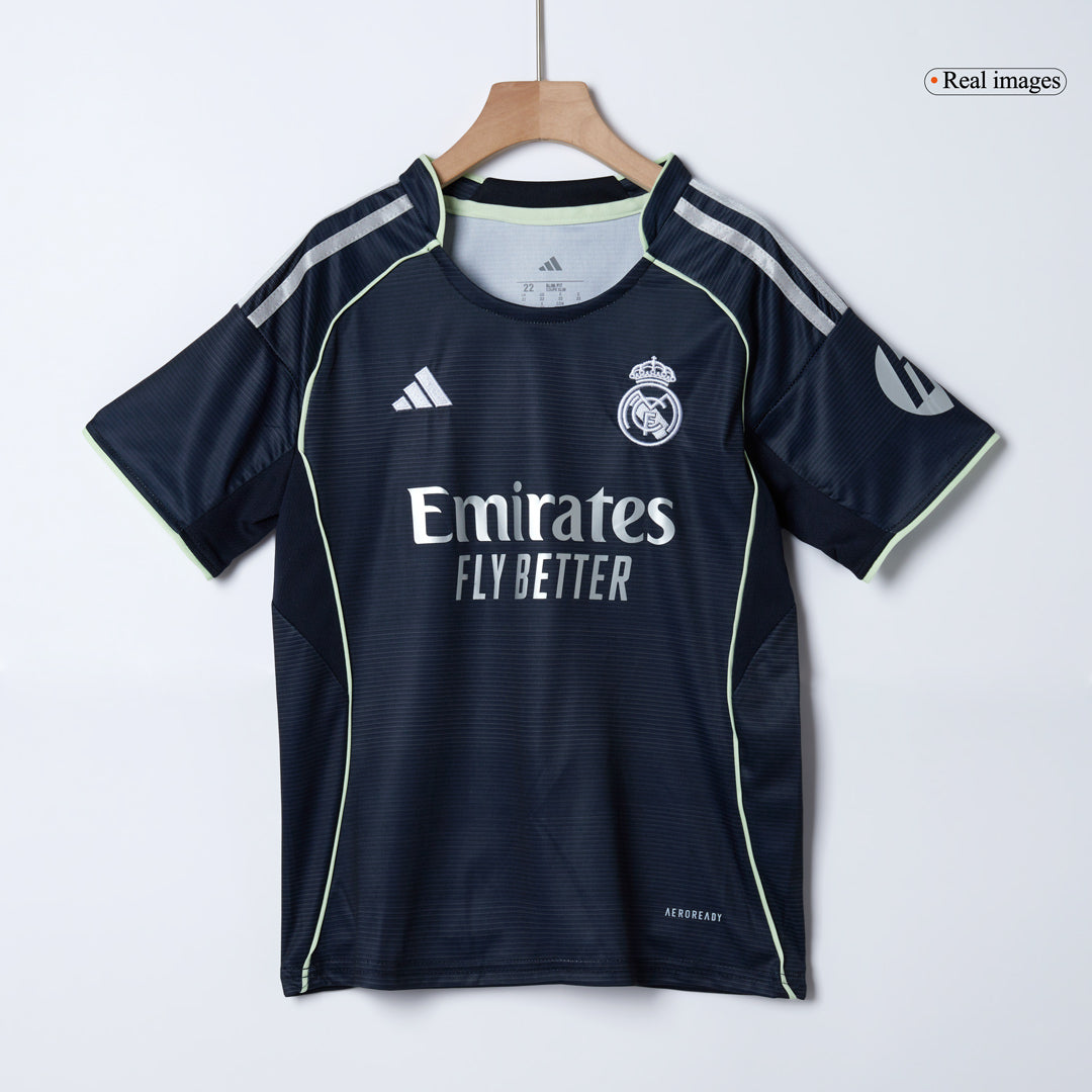 Real Madrid Extérieur Maillot Kit 2025/26 Enfant Bleu marine